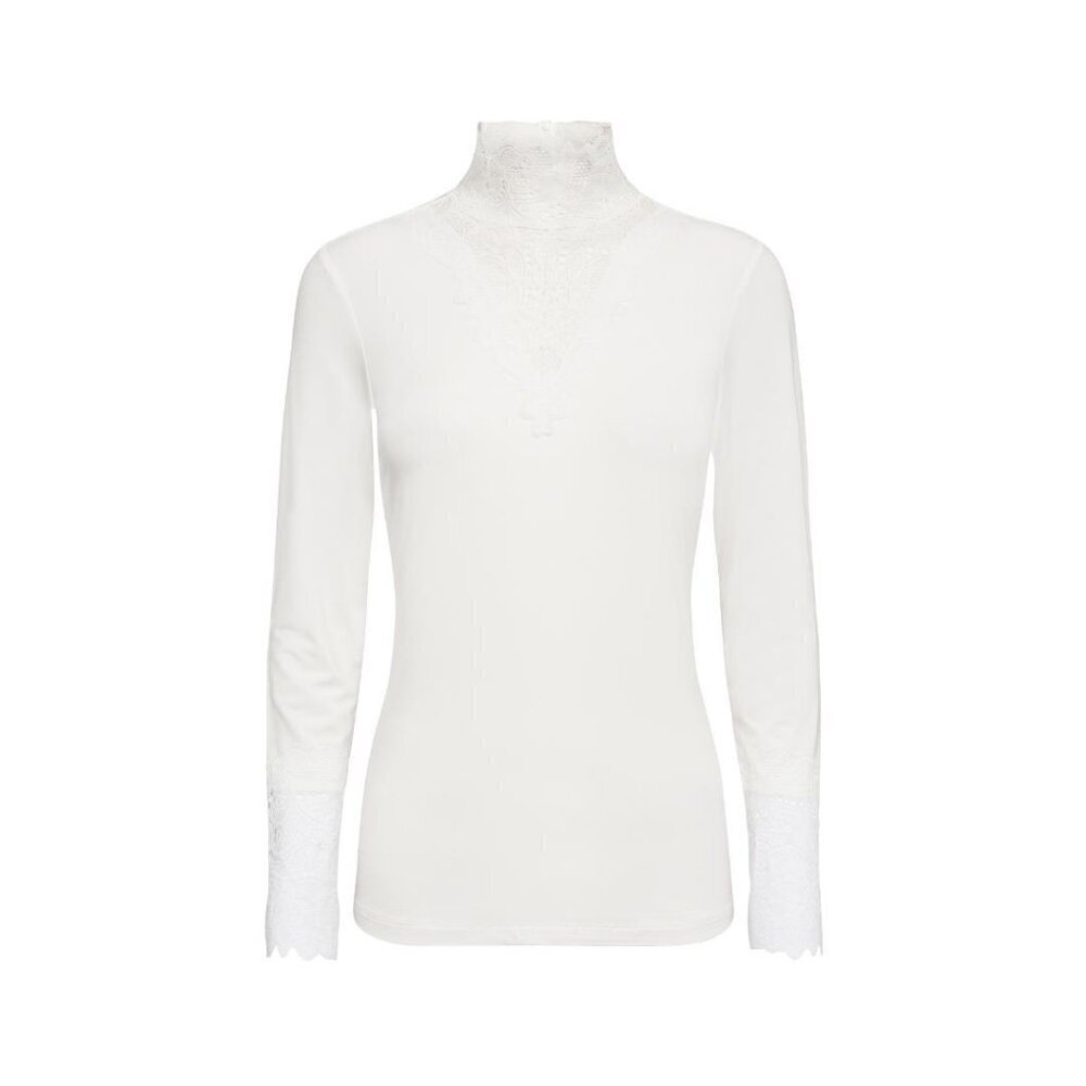 NWT SOYA CONCEPT MARICA 20 WHITE LACE ELEGANT LONGSLEEVE - Picture 3 of 6